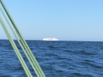 Das "Traumschiff" verlässt gerade Helsinki.